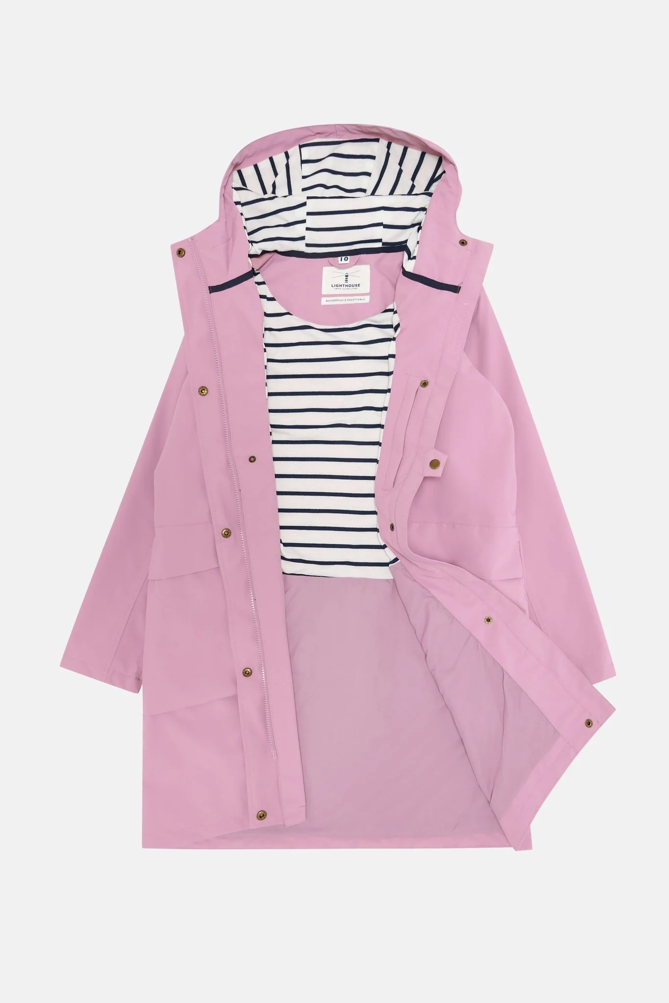 Long Beachcomber Jacket - Wild Rose - Image 8