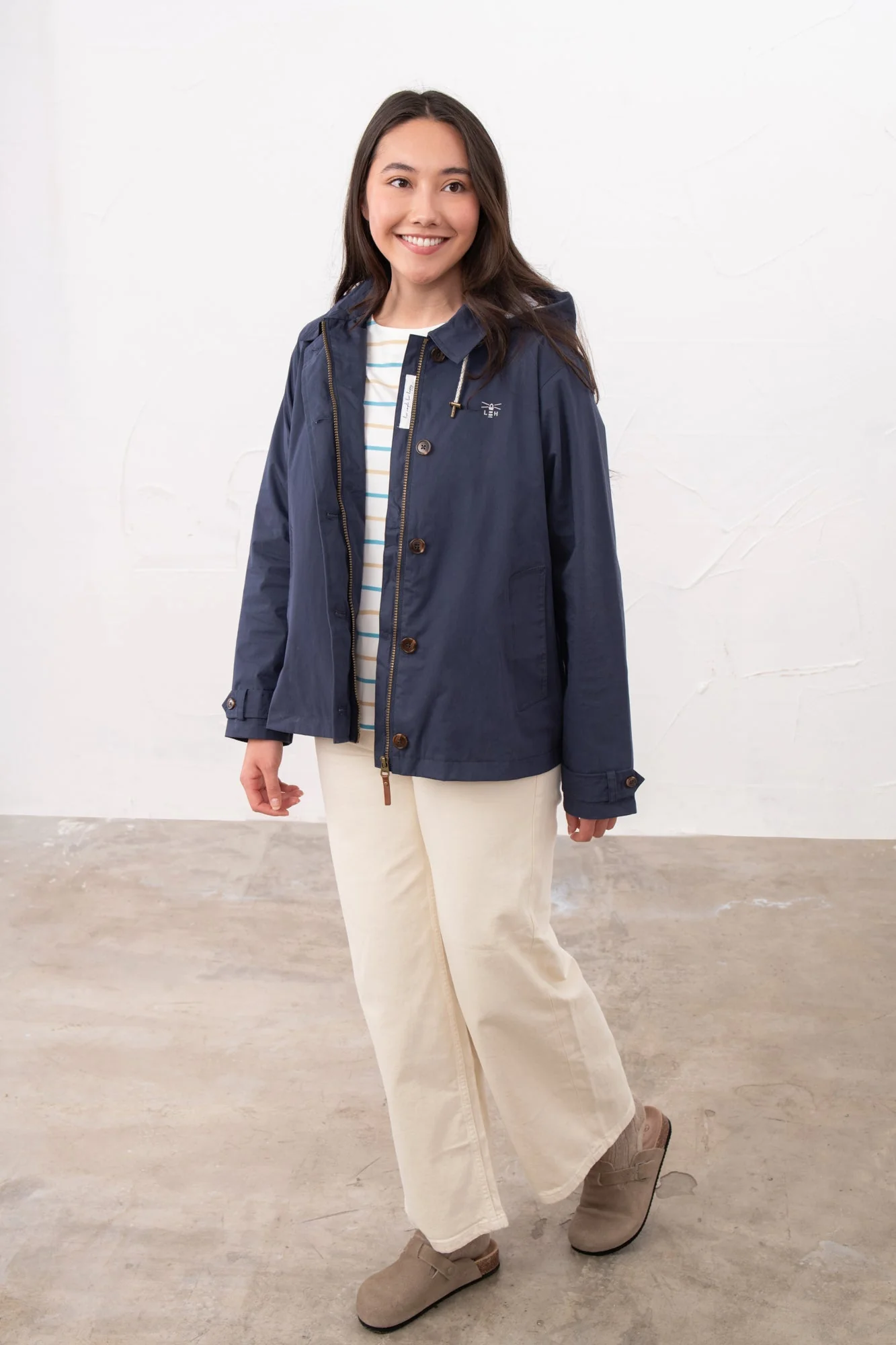 Blair Coat - Navy - Image 3