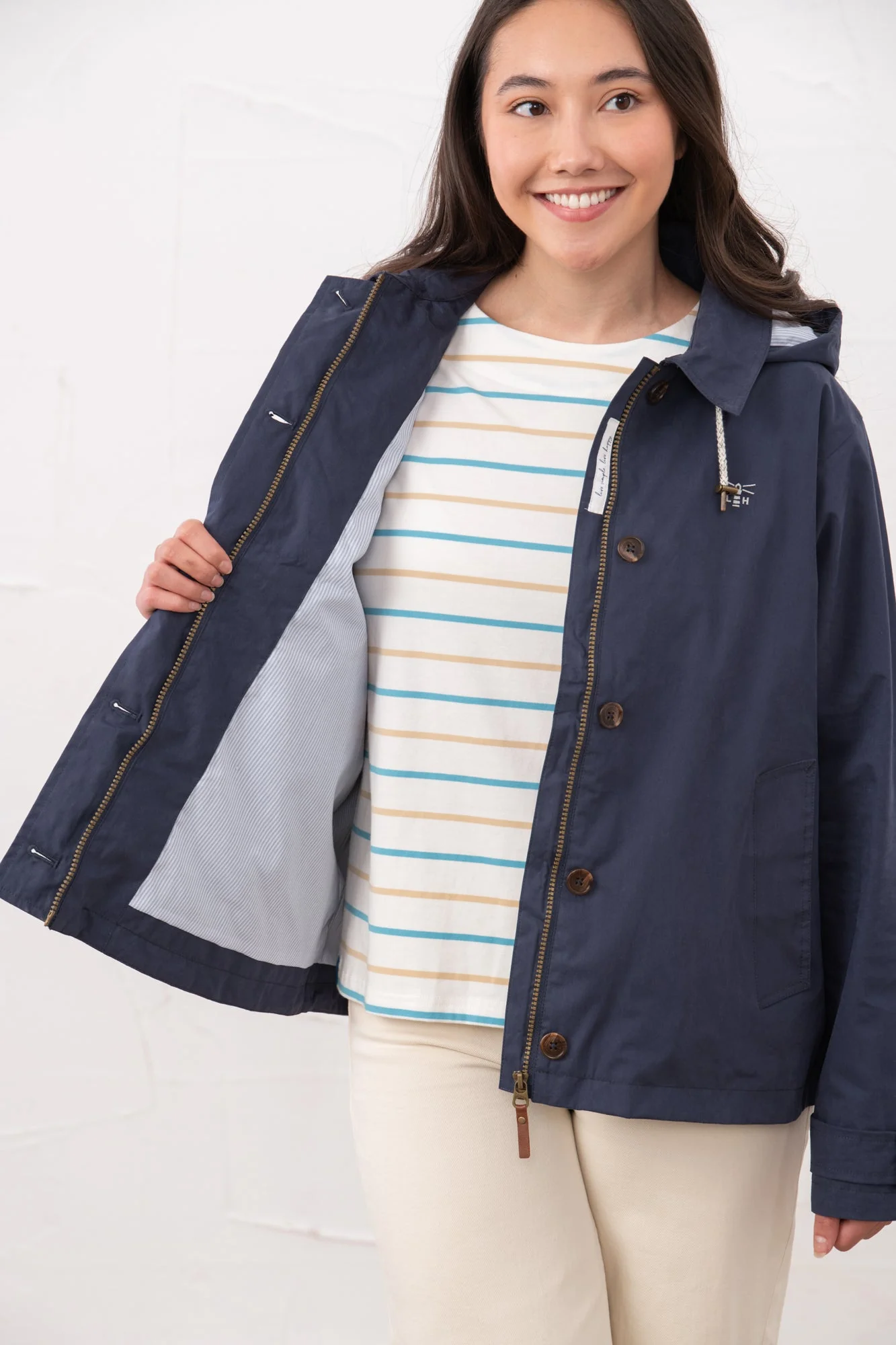 Blair Coat - Navy - Image 4