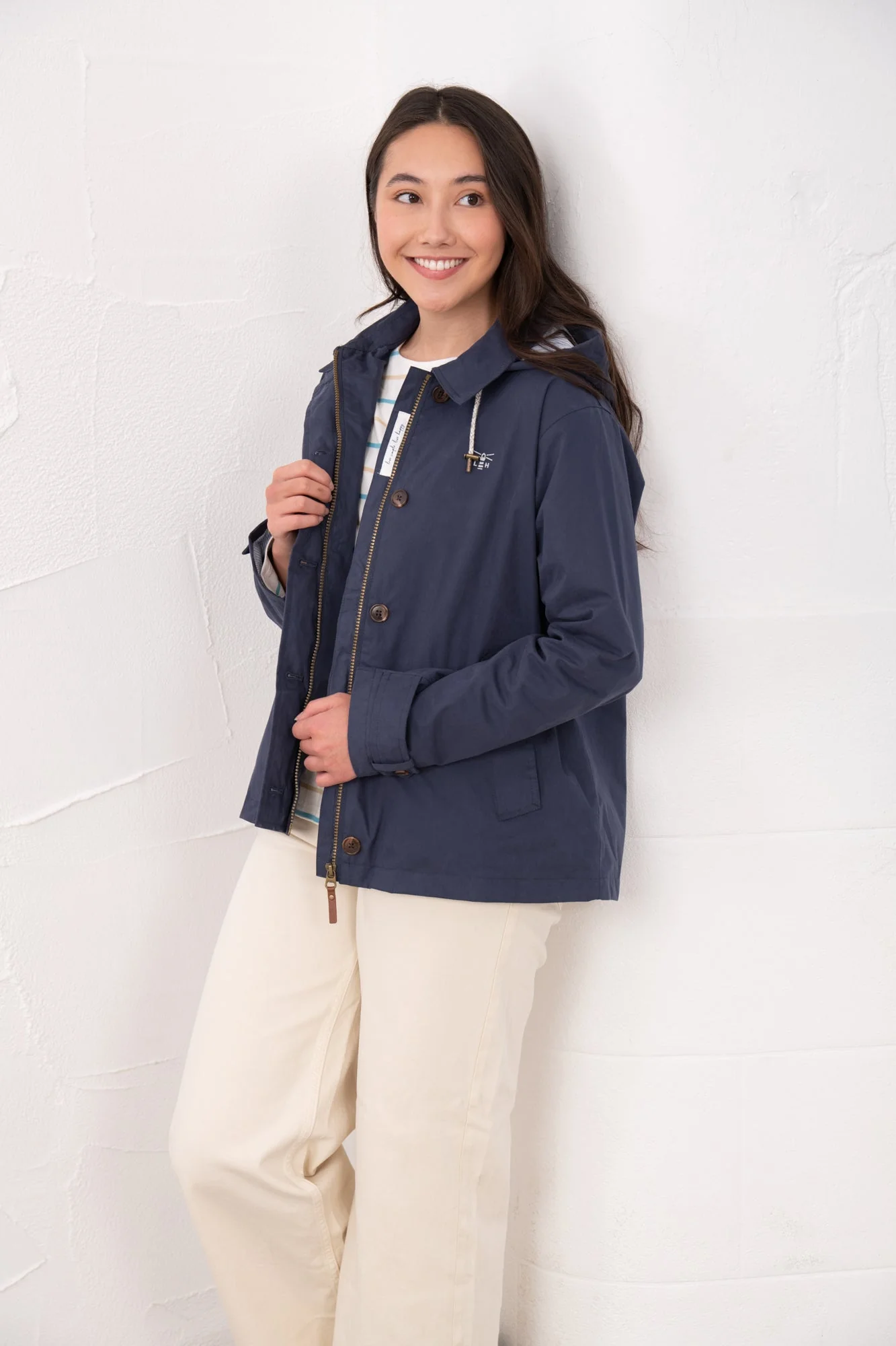Blair Coat - Navy - Image 5