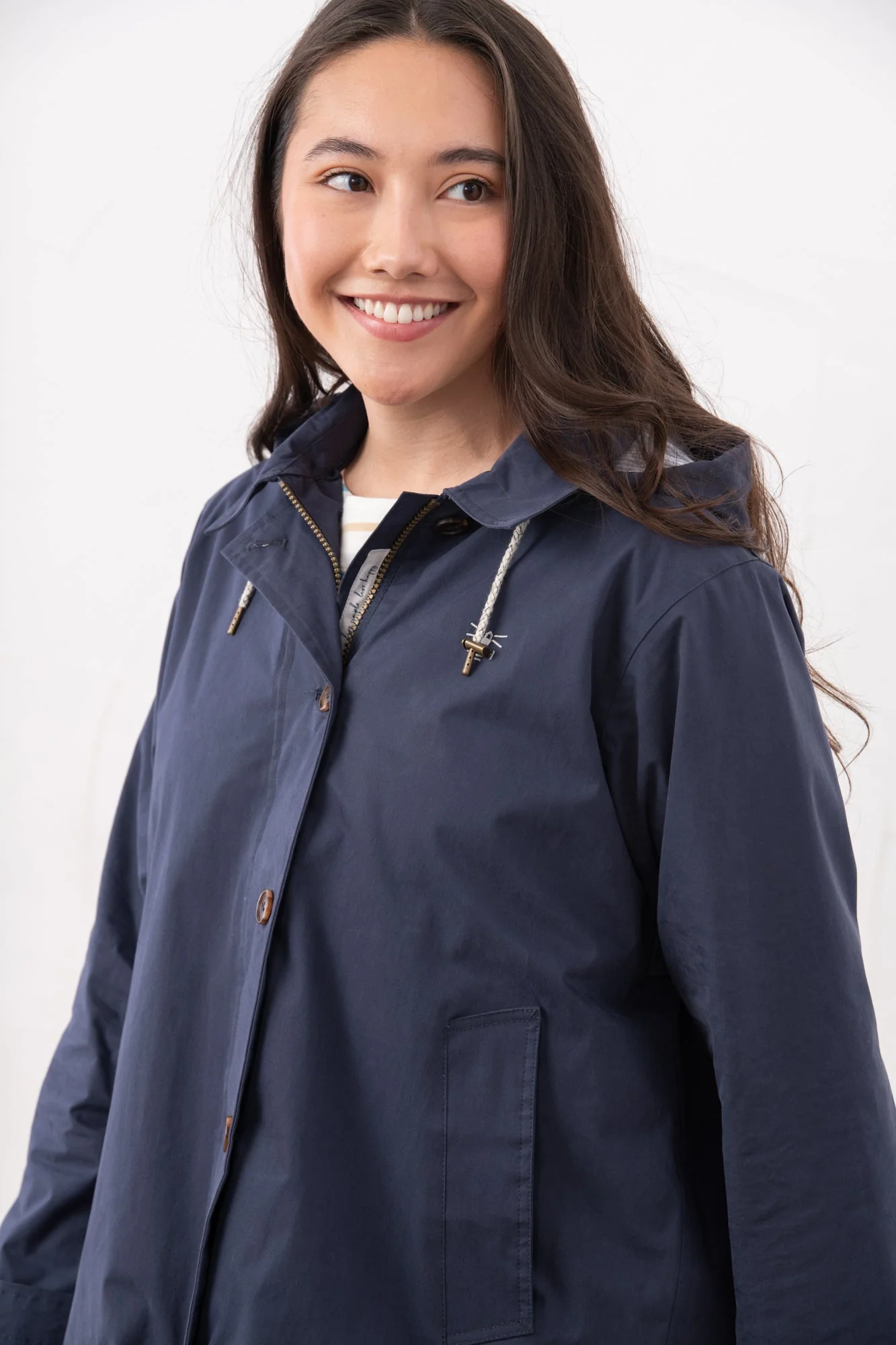 Blair Coat - Navy - Image 7