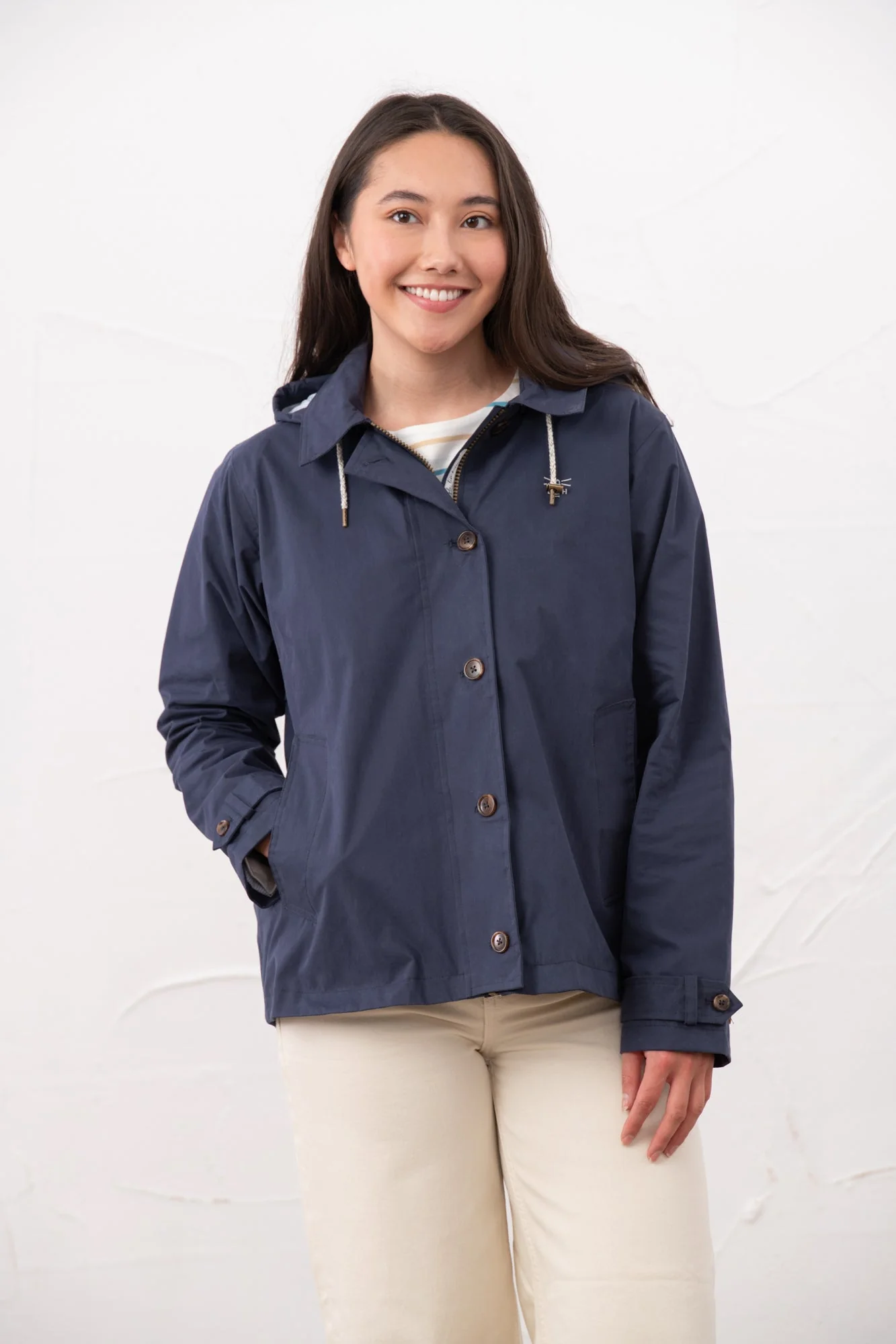 Blair Coat - Navy - Image 8