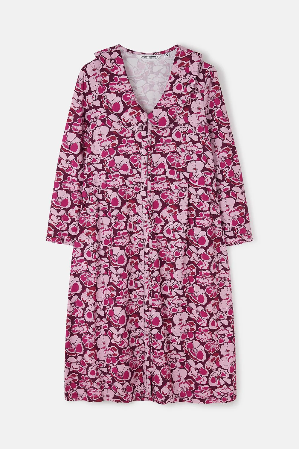 Bryony Dress - Cranberry Floral - Image 2