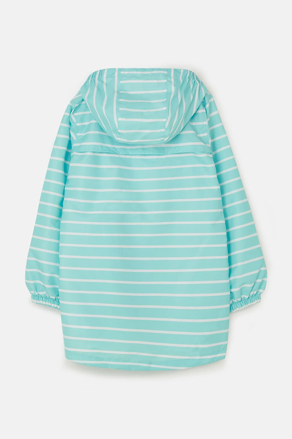 Cara Kids Rain Parka - Soft Turquoise Stripe - Image 7