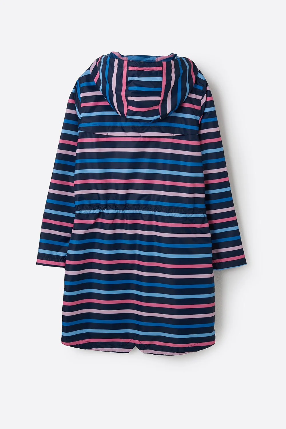 Cara Rain Parka - Blue Pink Stripe - Image 15