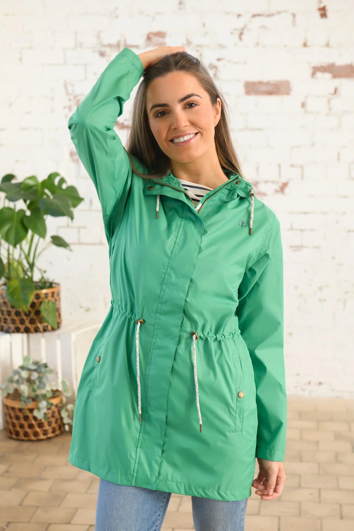 Cara Rain Parka - Seagrass - Image 4