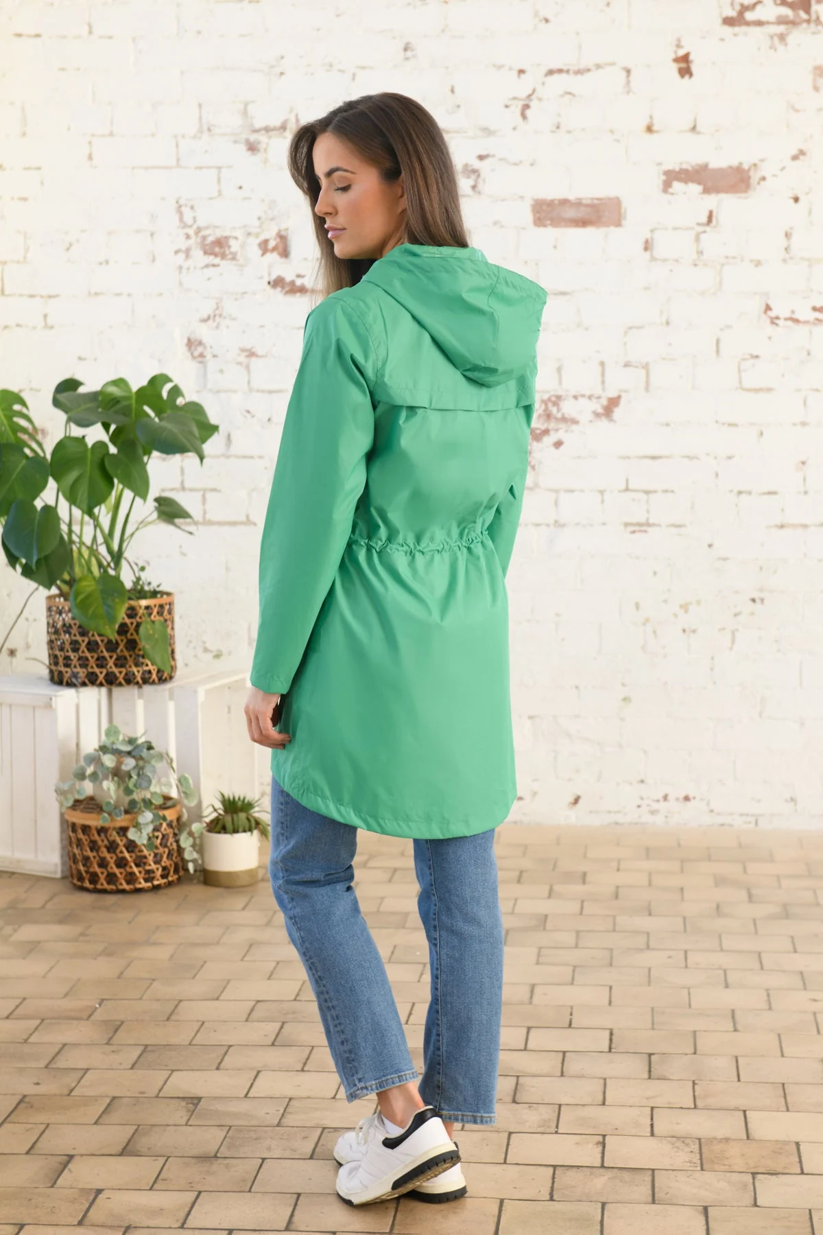 Cara Rain Parka - Seagrass - Image 5