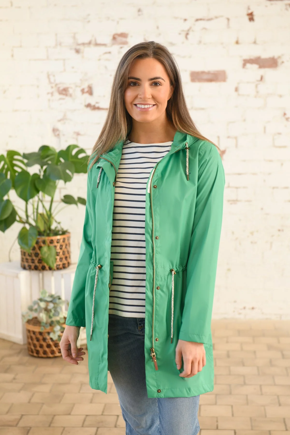 Cara Rain Parka - Seagrass - Image 7