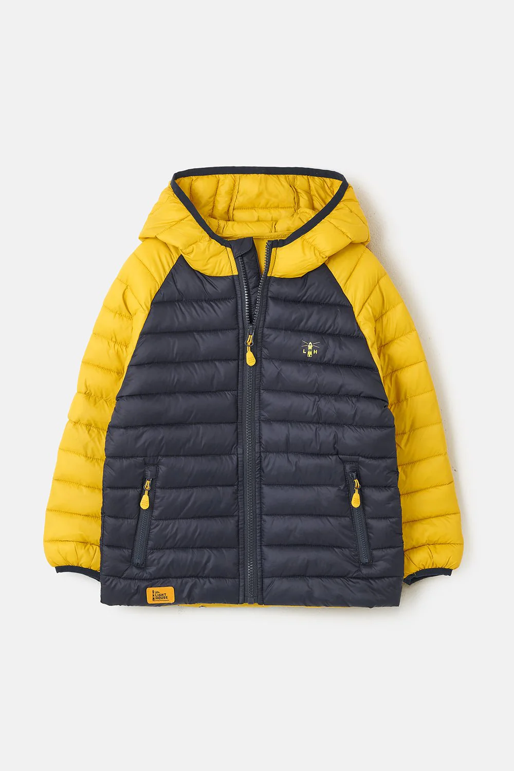 Carter Coat - Navy Yellow - Image 2