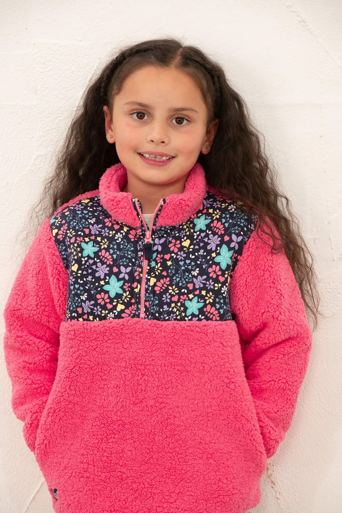 Cassie Fleece - Pink Floral - Image 8