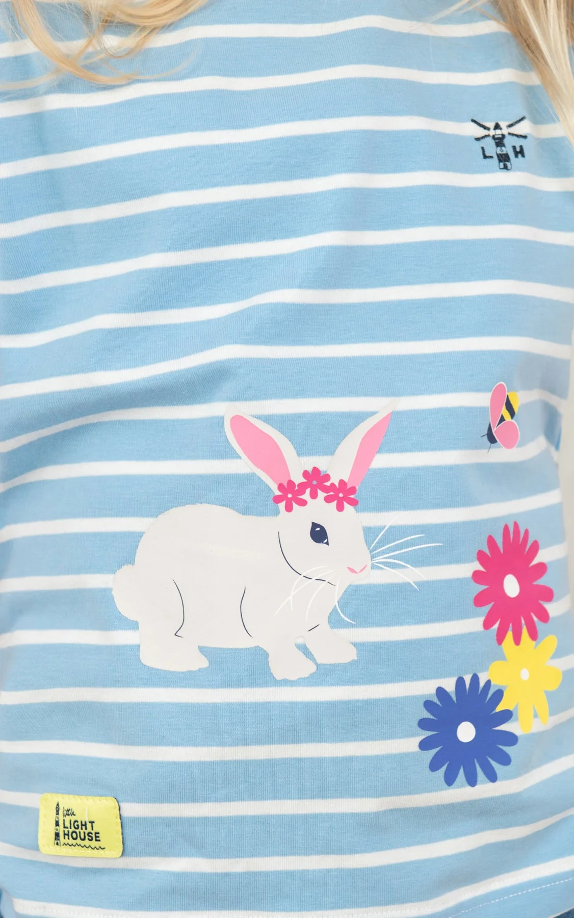 Causeway Short Sleeve - Blue Stripe Bunny - Image 6