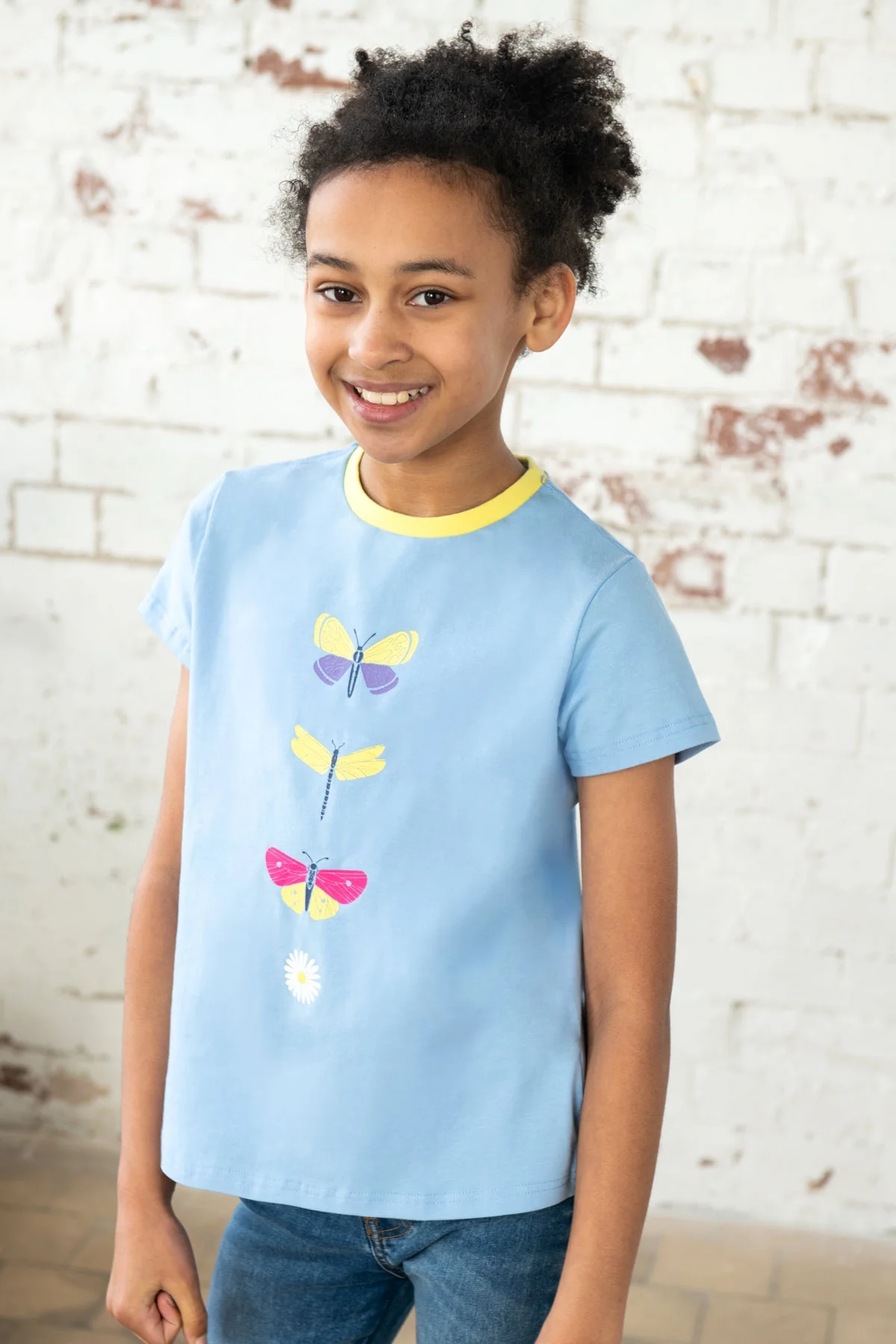 Causeway Short Sleeve - Butterfly Print - Image 2