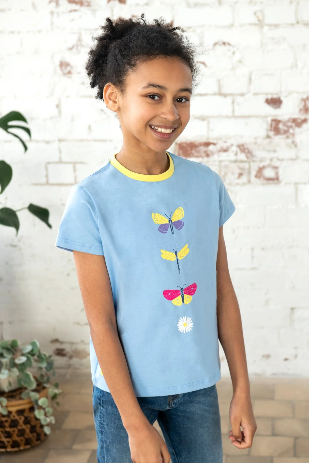 Causeway Short Sleeve - Butterfly Print - Image 3