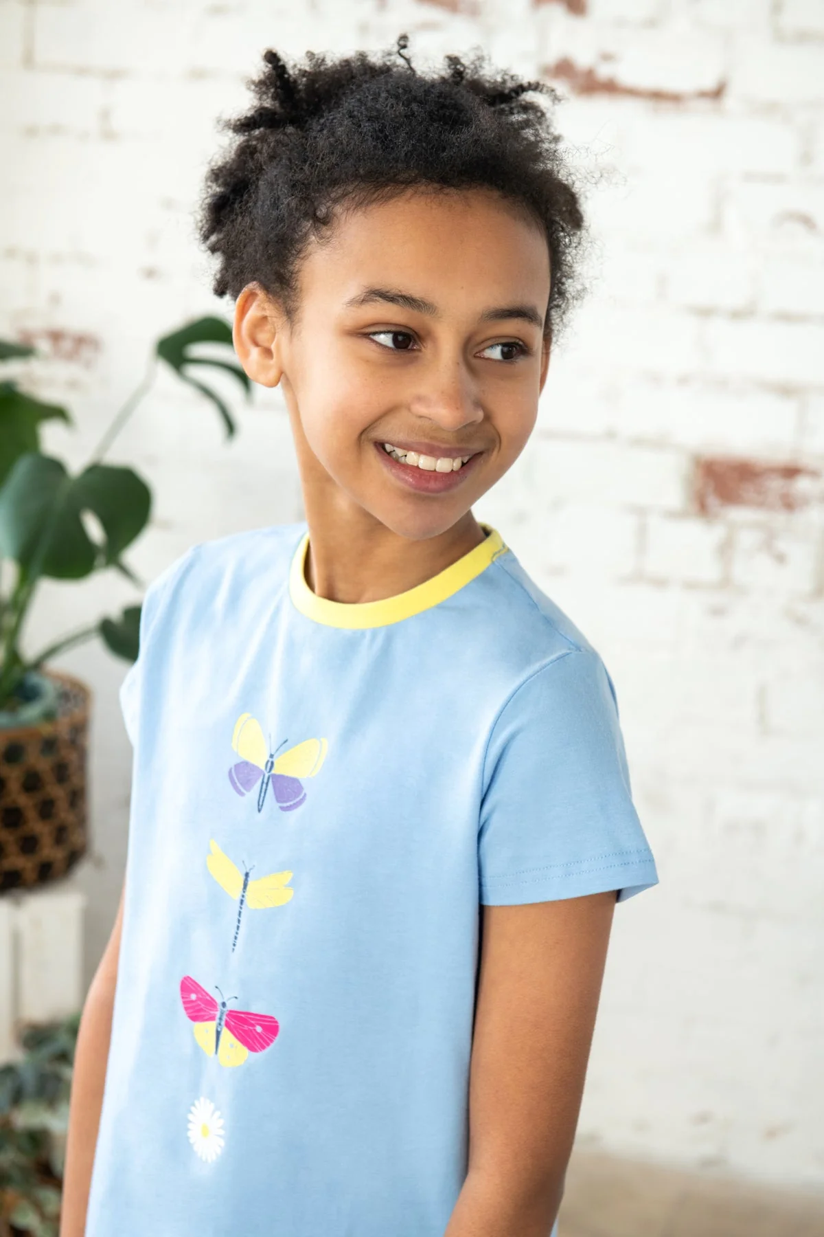 Causeway Short Sleeve - Butterfly Print - Image 5