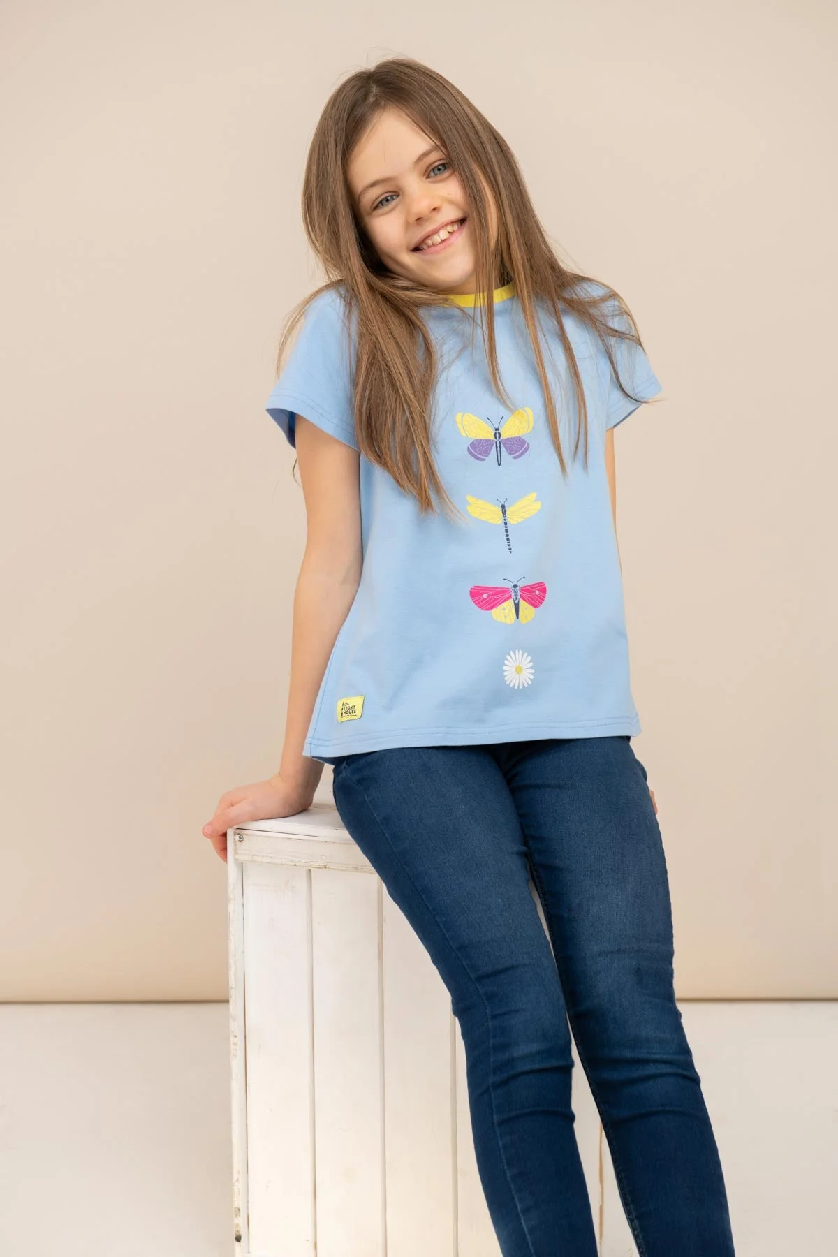 Causeway Short Sleeve - Butterfly Print - Image 9