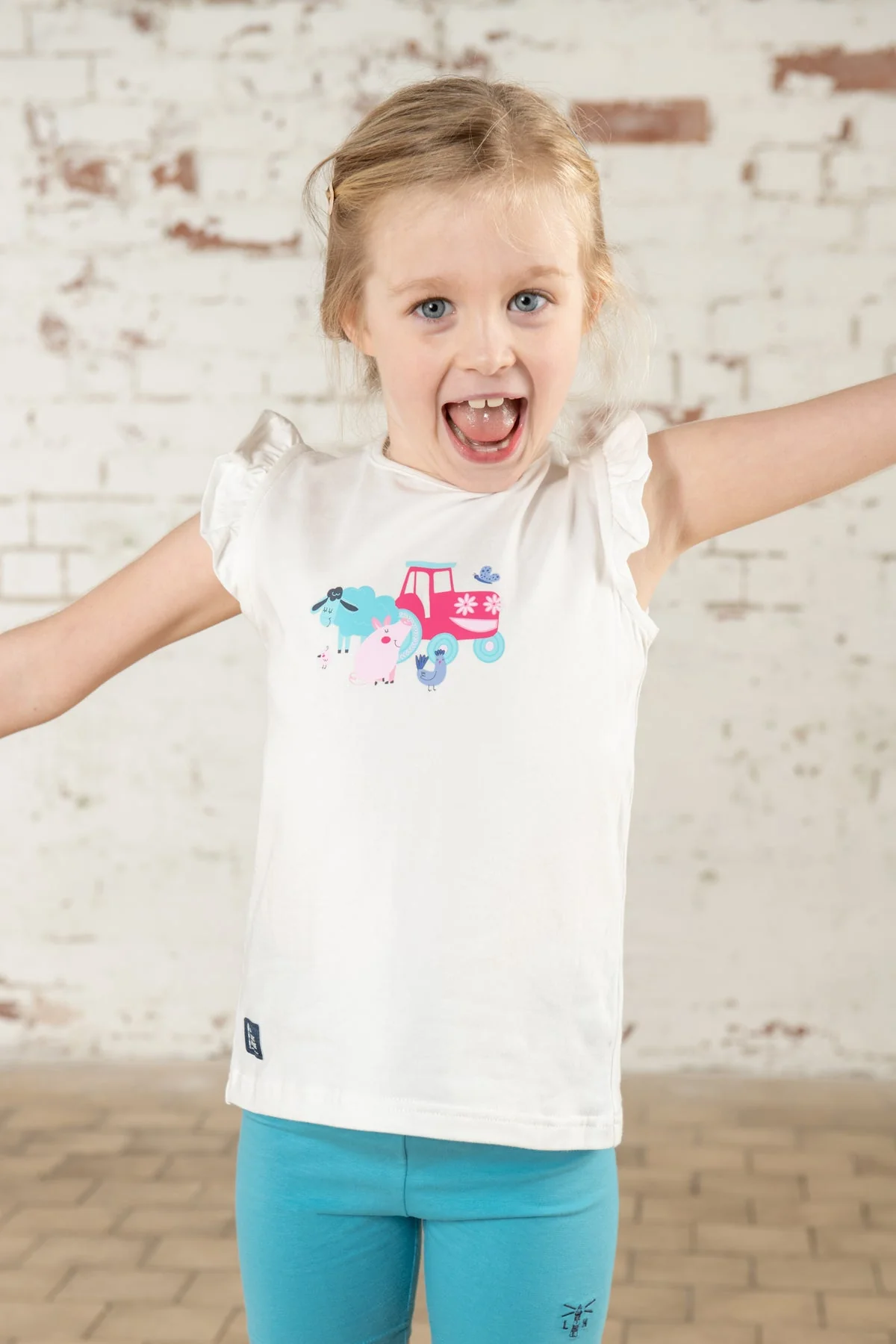 Causeway Swing Tee - Pink Tractor Friends - Image 4