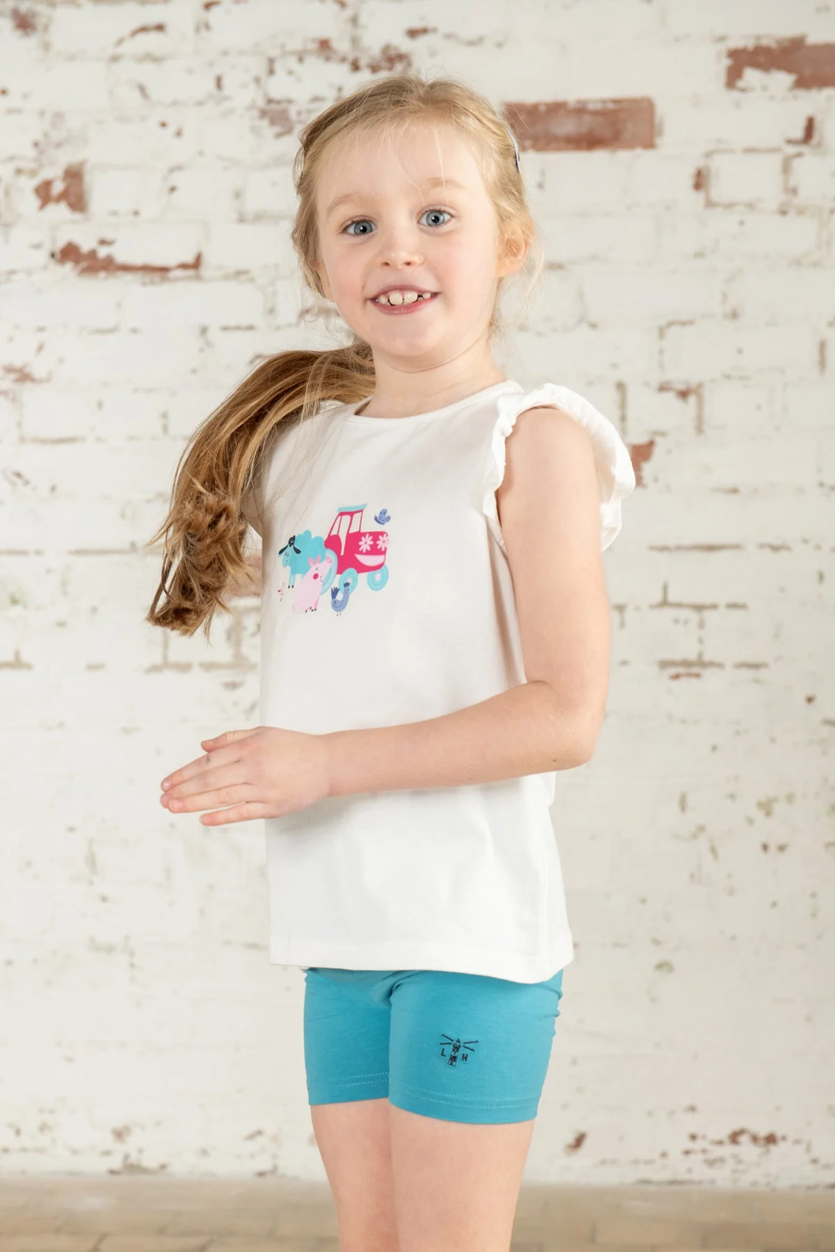 Causeway Swing Tee - Pink Tractor Friends - Image 6