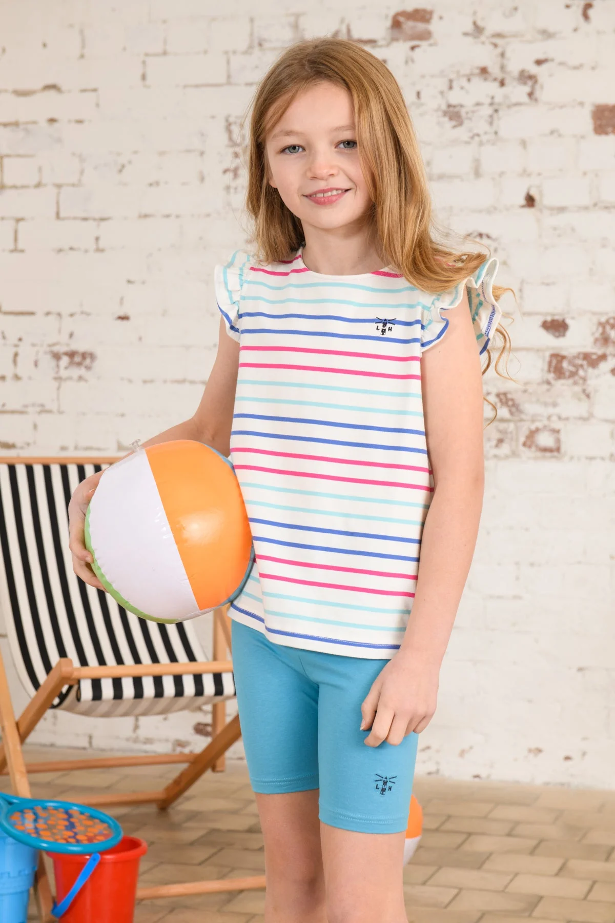 Causeway Swing Tee - Pink Purple Stripe - Image 3