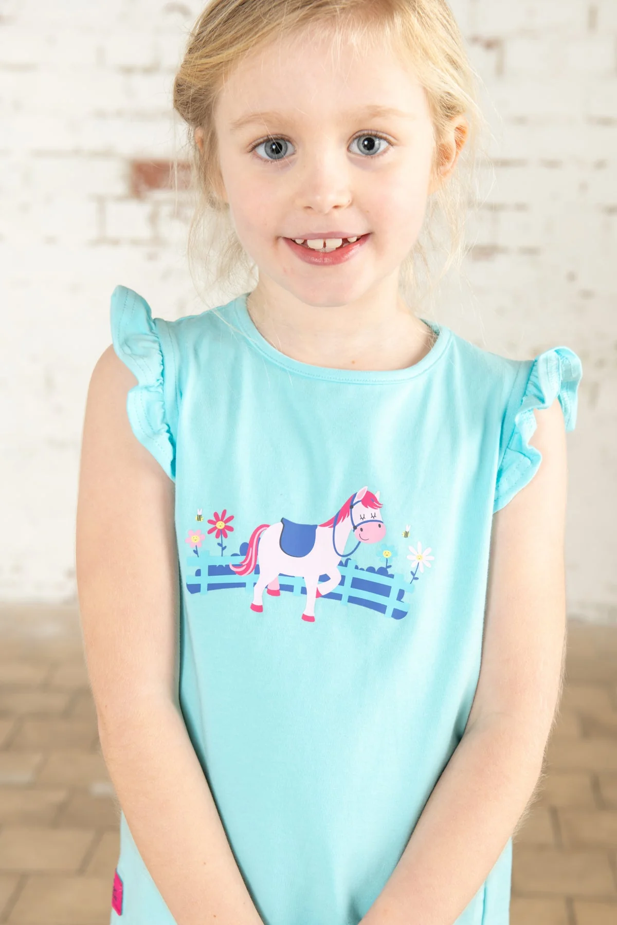 Causeway Swing Tee  - Pony Print - Image 4