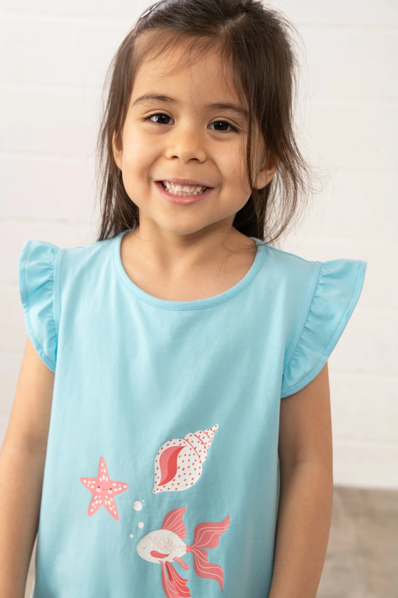 Causeway Swing Tee  - Under The Sea Print - Image 5
