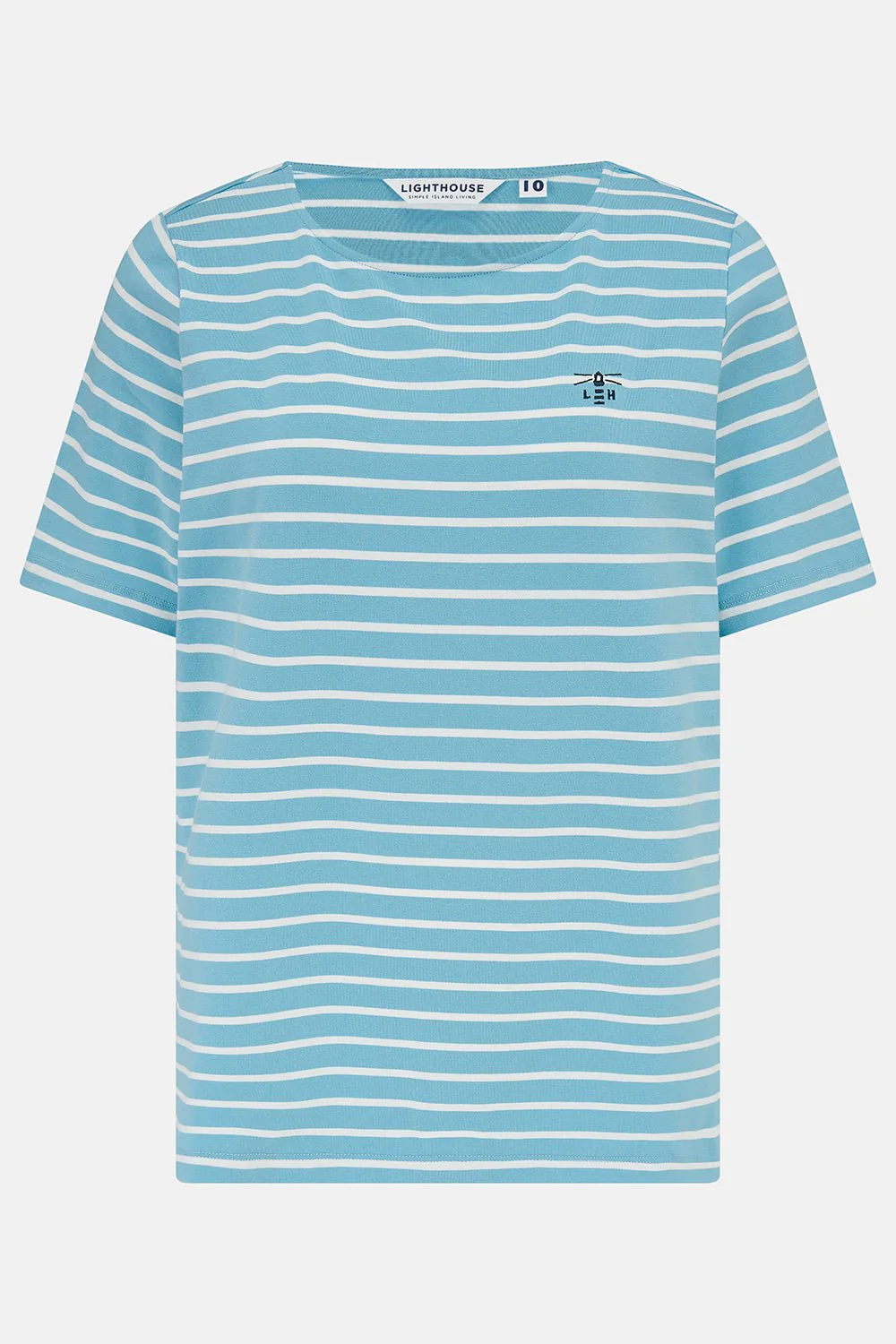 Causeway Tee - Blue Stripe - Image 2