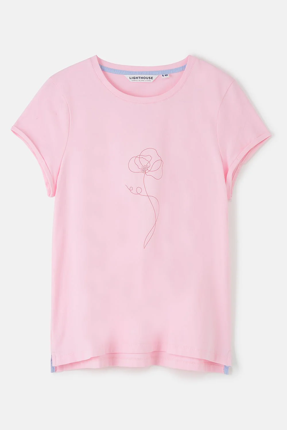 Causeway Tee - Pink Flower - Image 5