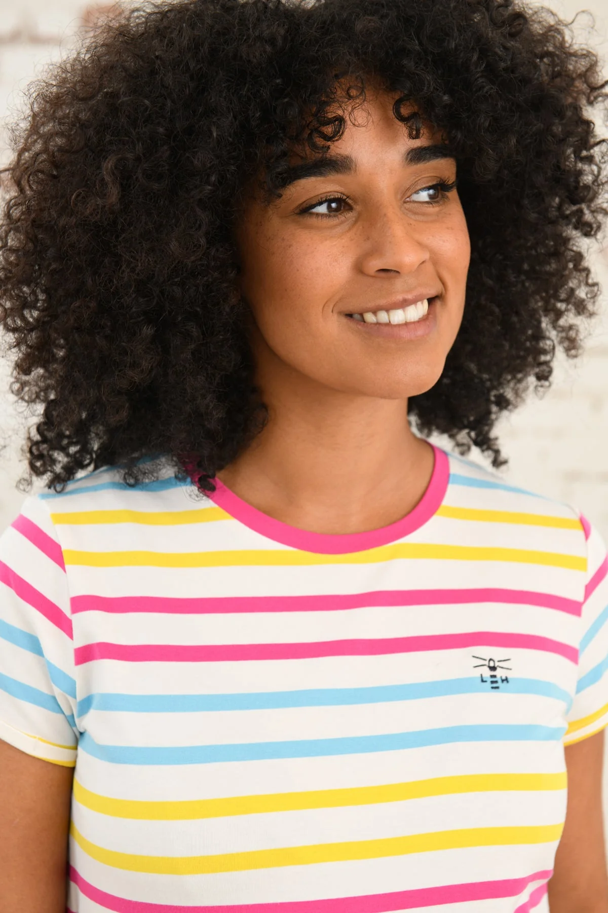 Causeway Tee - Pink Sky Blue Stripe - Image 7