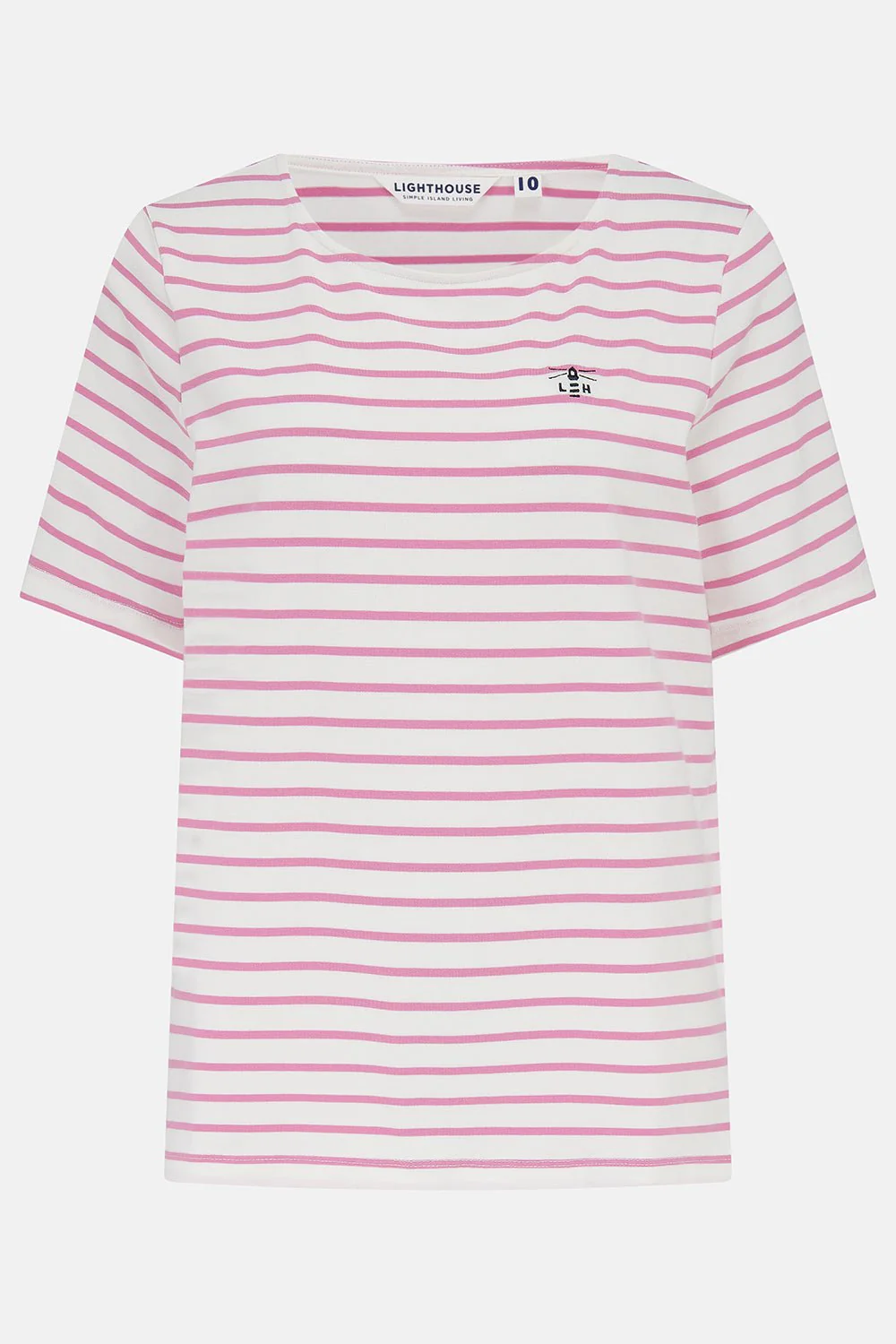 Causeway Tee - Pink Stripe - Image 2