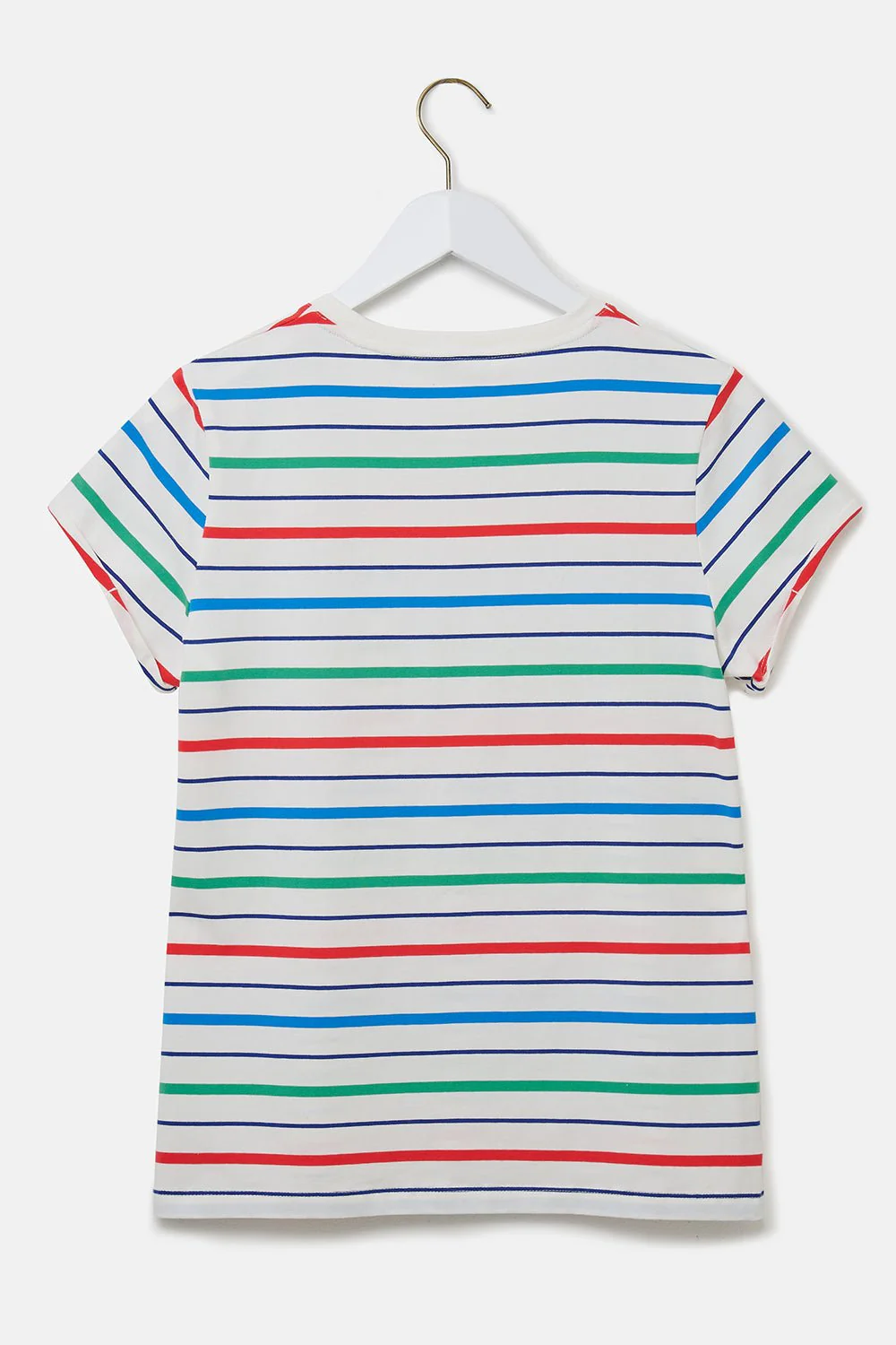 Causeway Tee - Seagrass Blue Poppy Stripe - Image 5