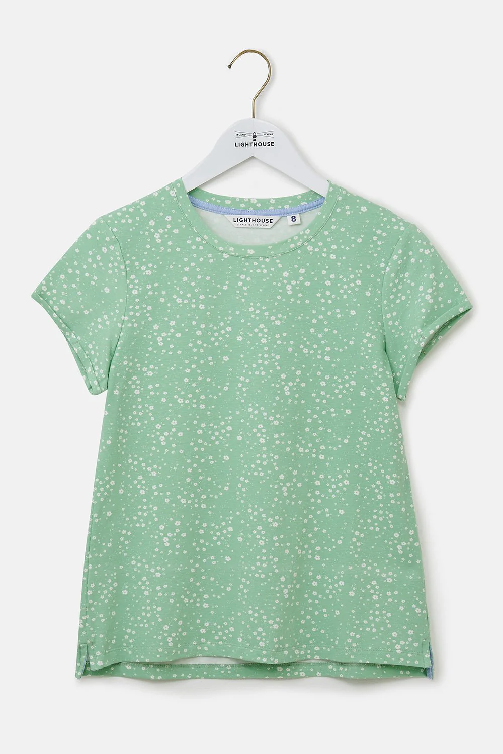 Causeway Tee - Soft Green Floral - Image 3