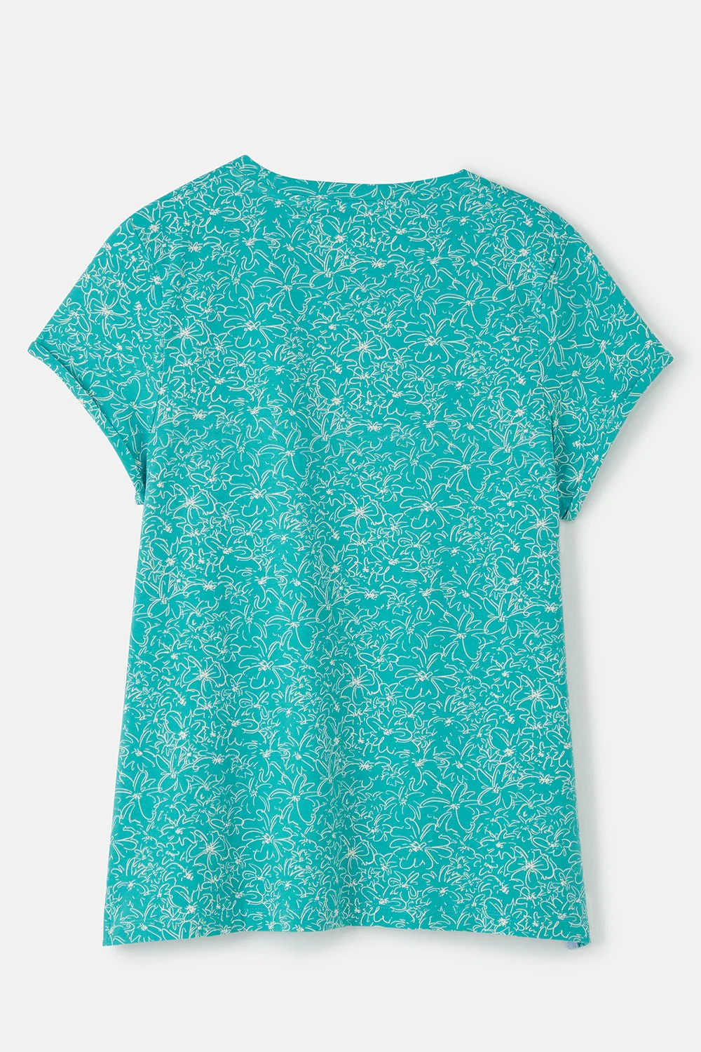 Causeway Tee - Soft Teal Floral - Image 7