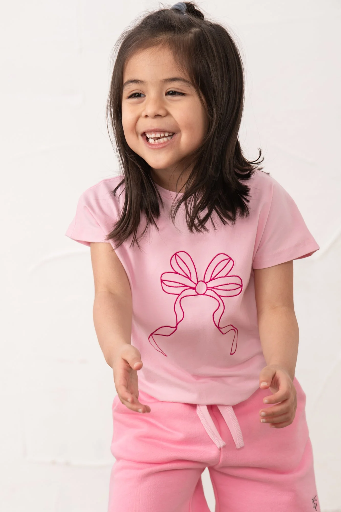 Causeway Tie Top - Pink Bow - Image 5