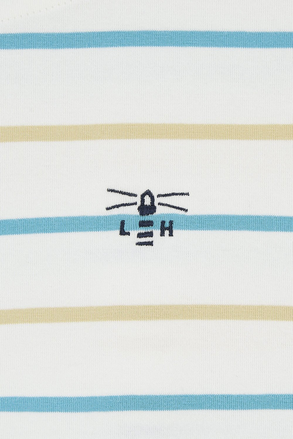 Causeway Breton Top - Blue Clay Stripe - Image 8