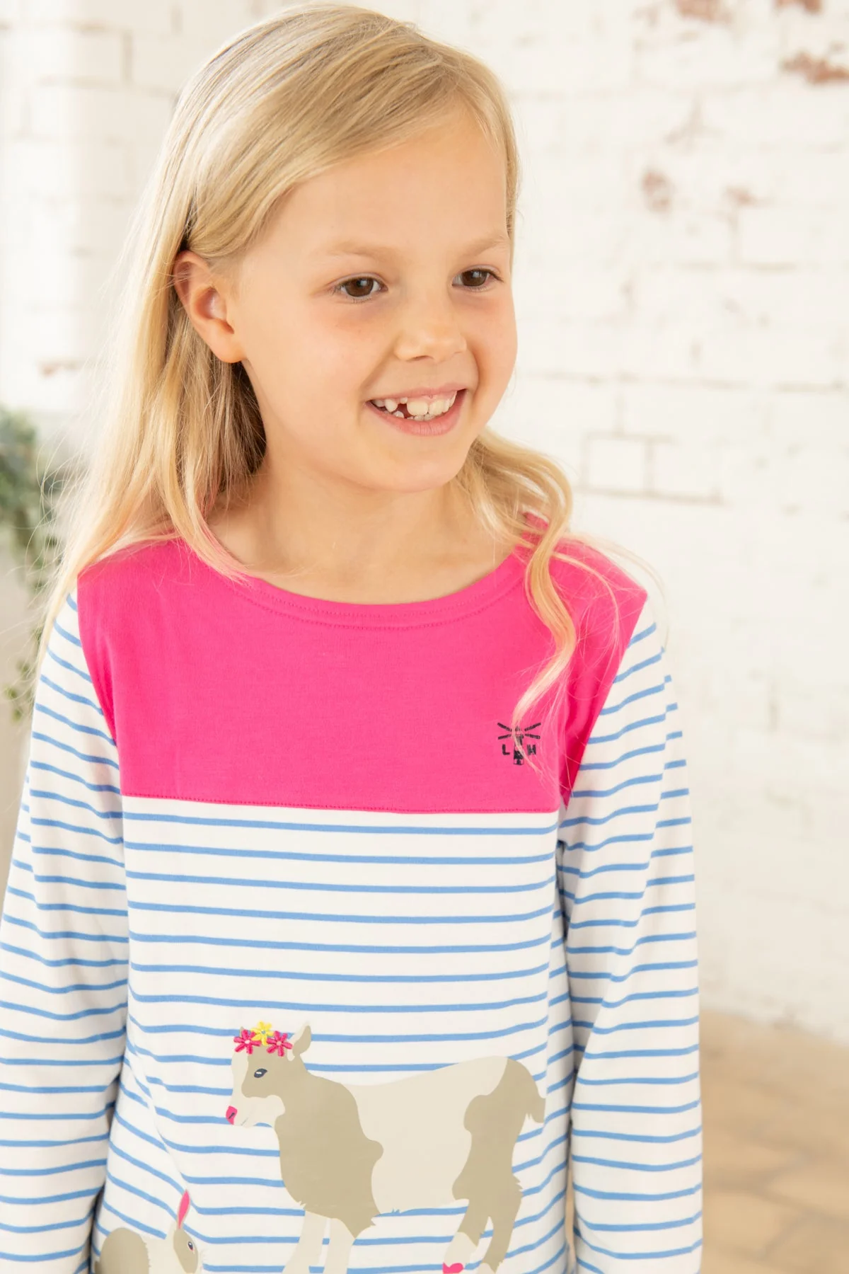 Causeway Top - Bunny Kid Print - Image 3