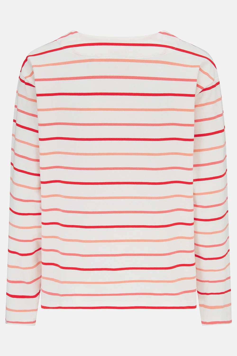 Causeway Breton Top - Coral Poppy Stripe - Image 10