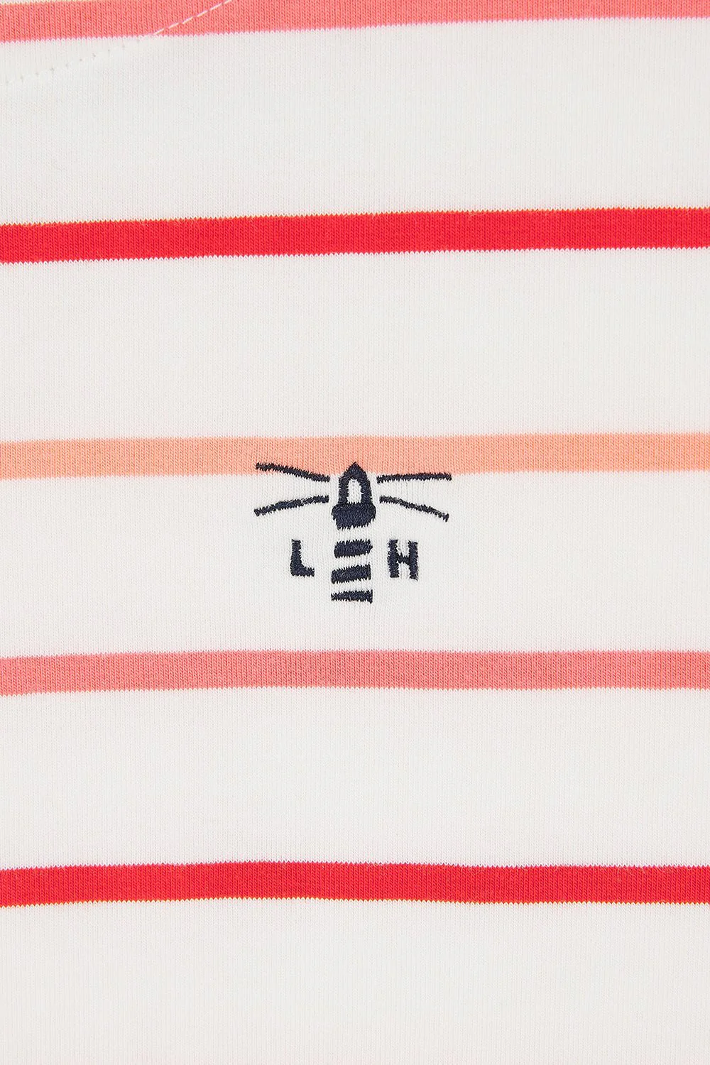 Causeway Breton Top - Coral Poppy Stripe - Image 11