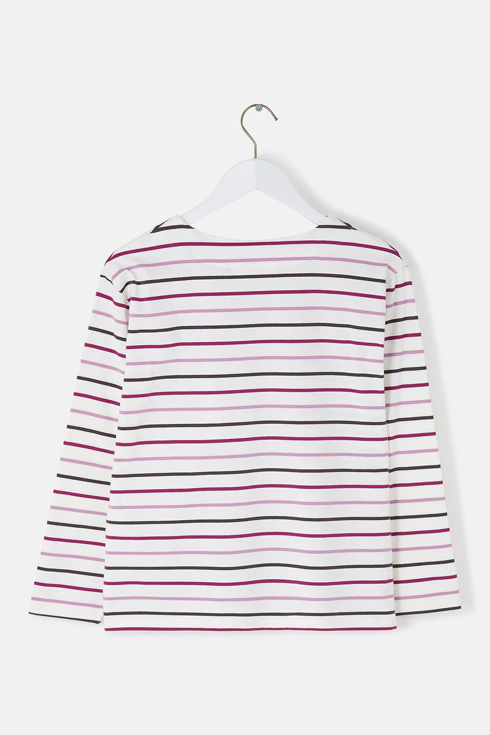 Causeway Breton Top - Cranberry Pink Stripe - Image 11