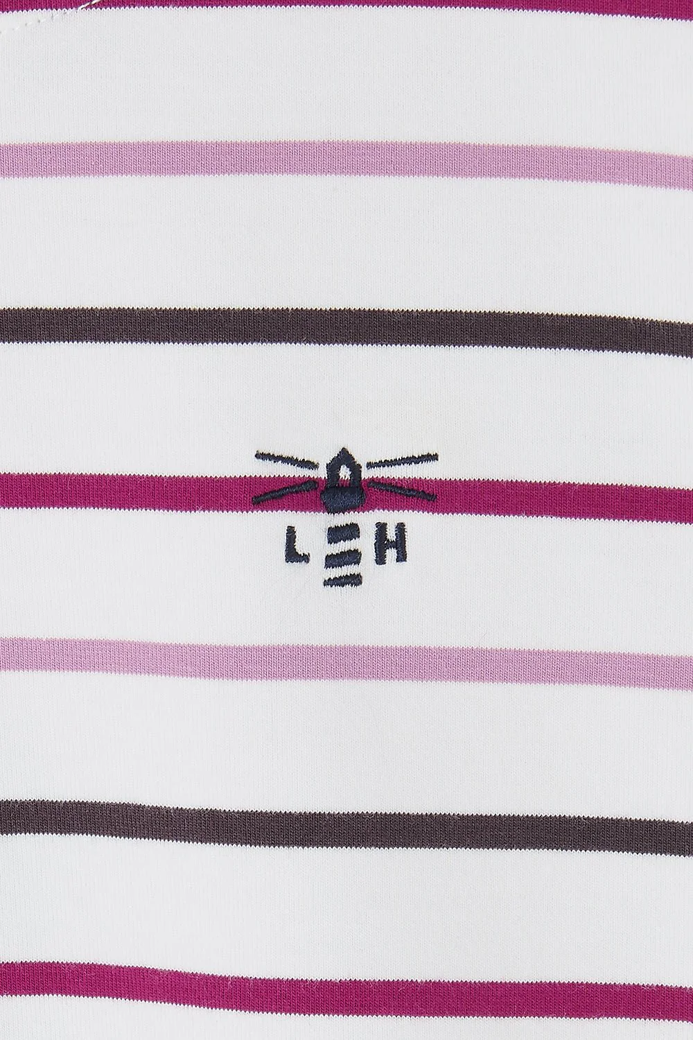 Causeway Breton Top - Cranberry Pink Stripe - Image 12