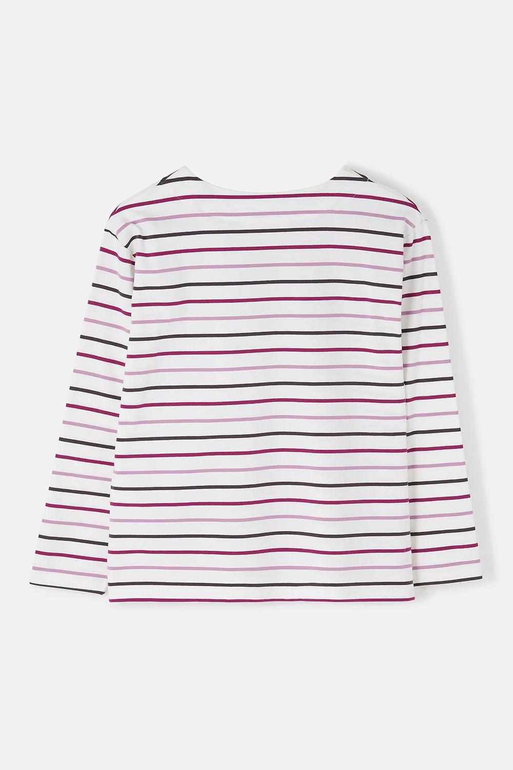 Causeway Breton Top - Cranberry Pink Stripe - Image 3
