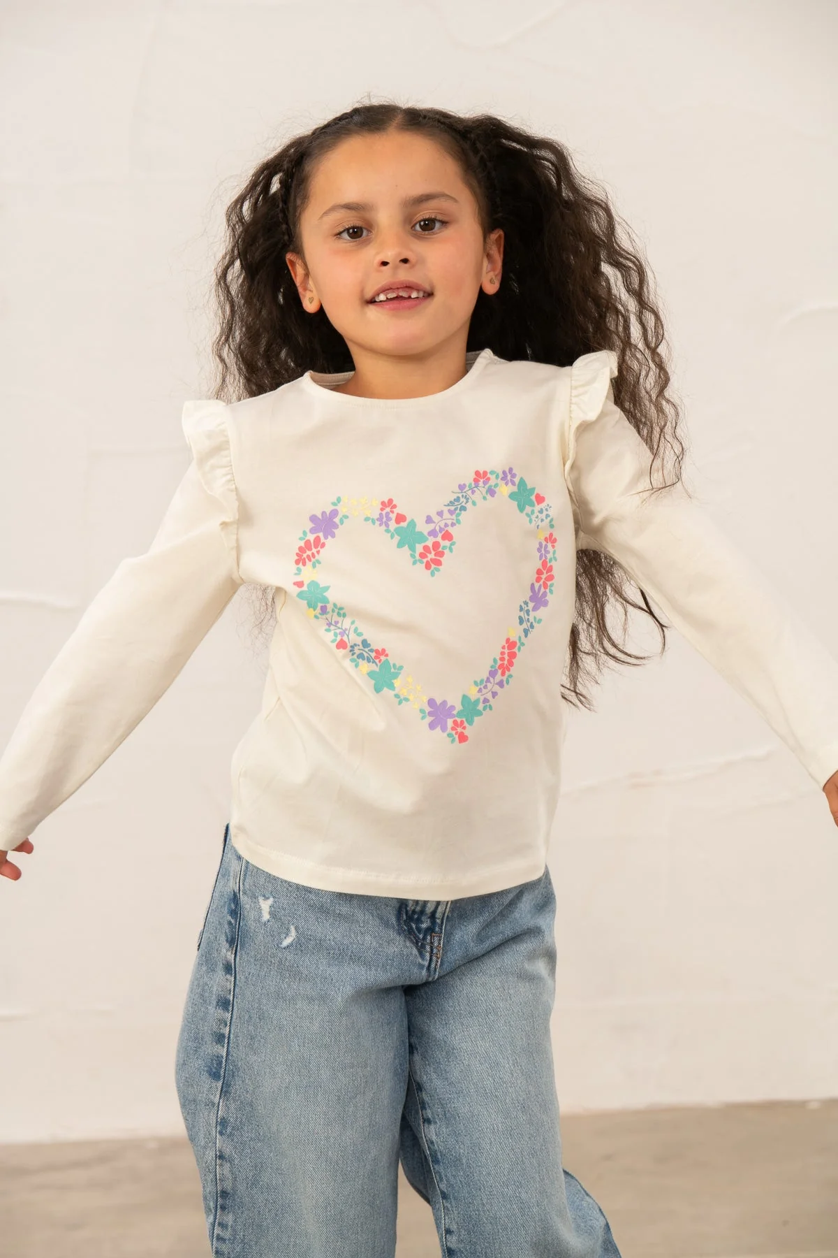 Causeway Top - Floral Heart Print - Image 5