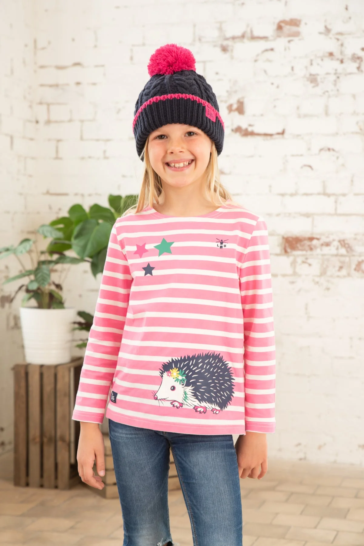 Causeway Top - Hedgehog Print - Image 3