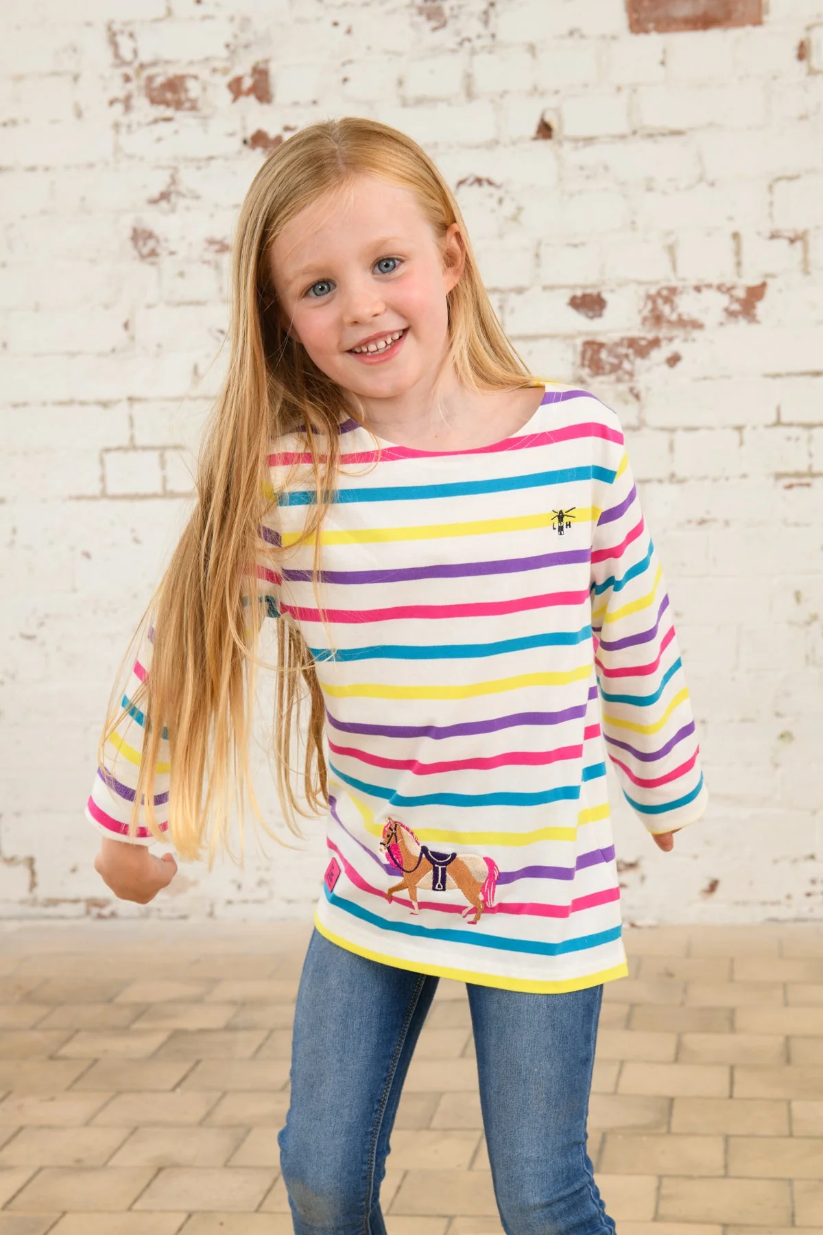 Causeway Top - Multi Stripe Horse - Image 3