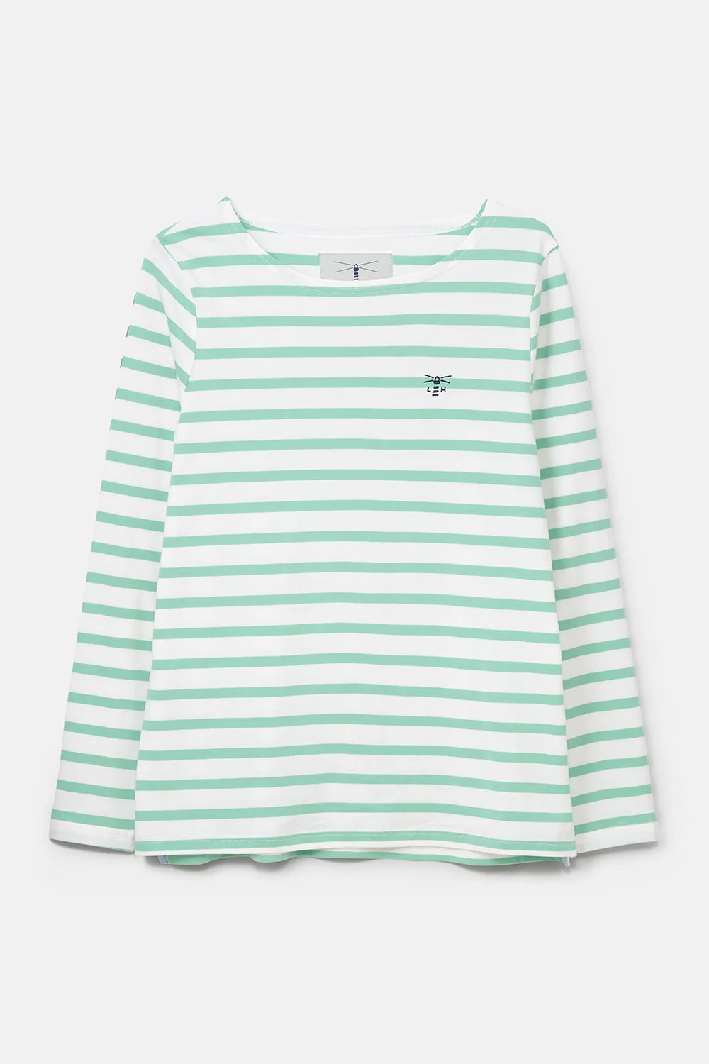Causeway Breton Top -  Pistachio Stripe - Image 2