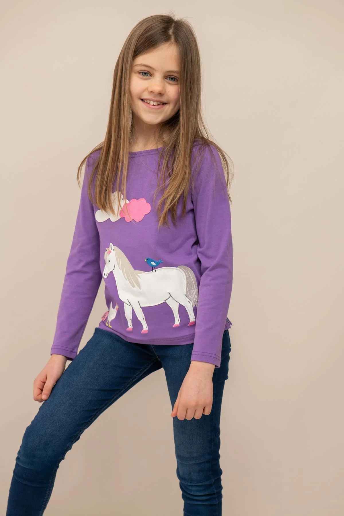 Causeway Top - Pony Appliqué - Image 3