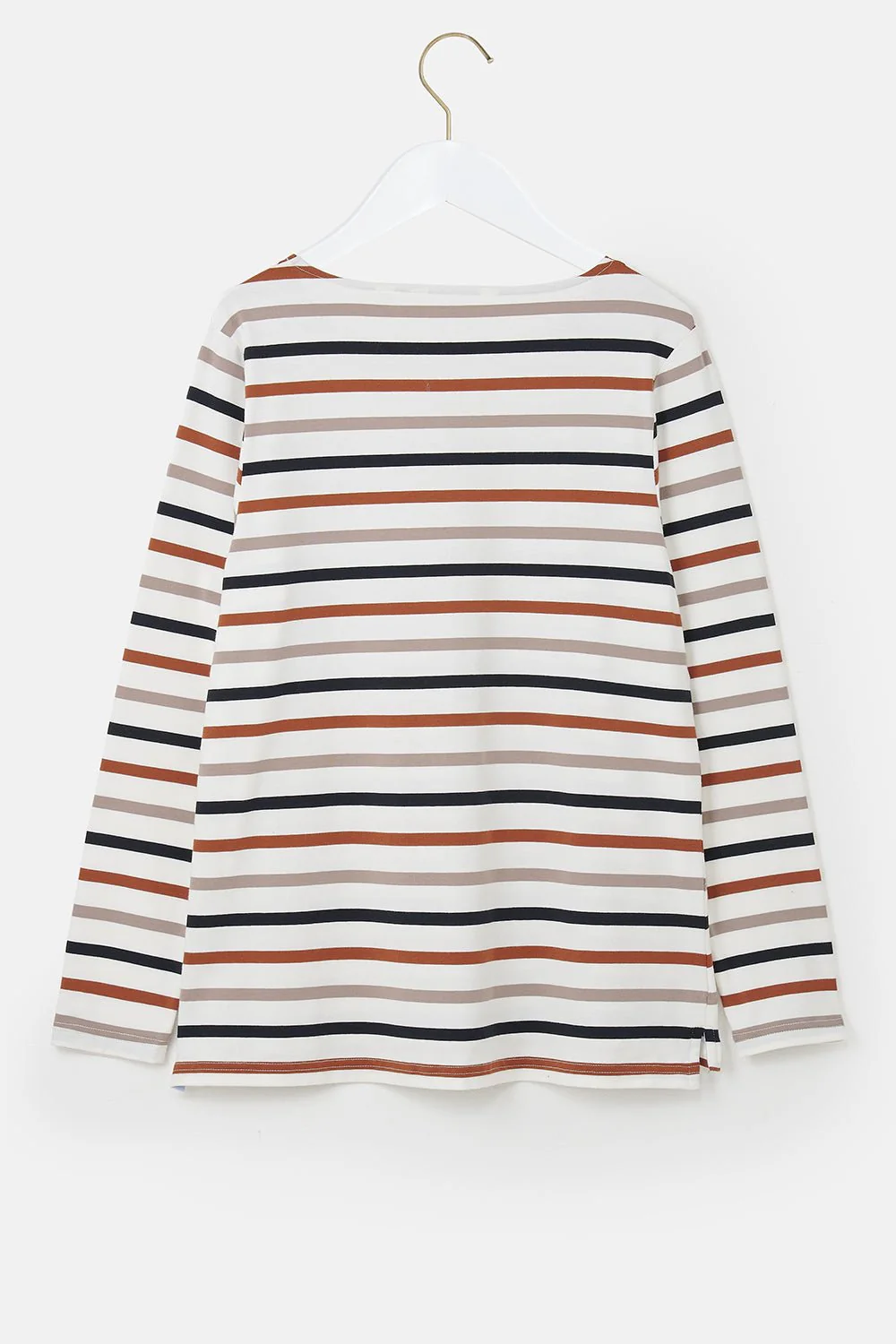 Causeway Breton Top - Rust Mocha Black Stripe - Image 3