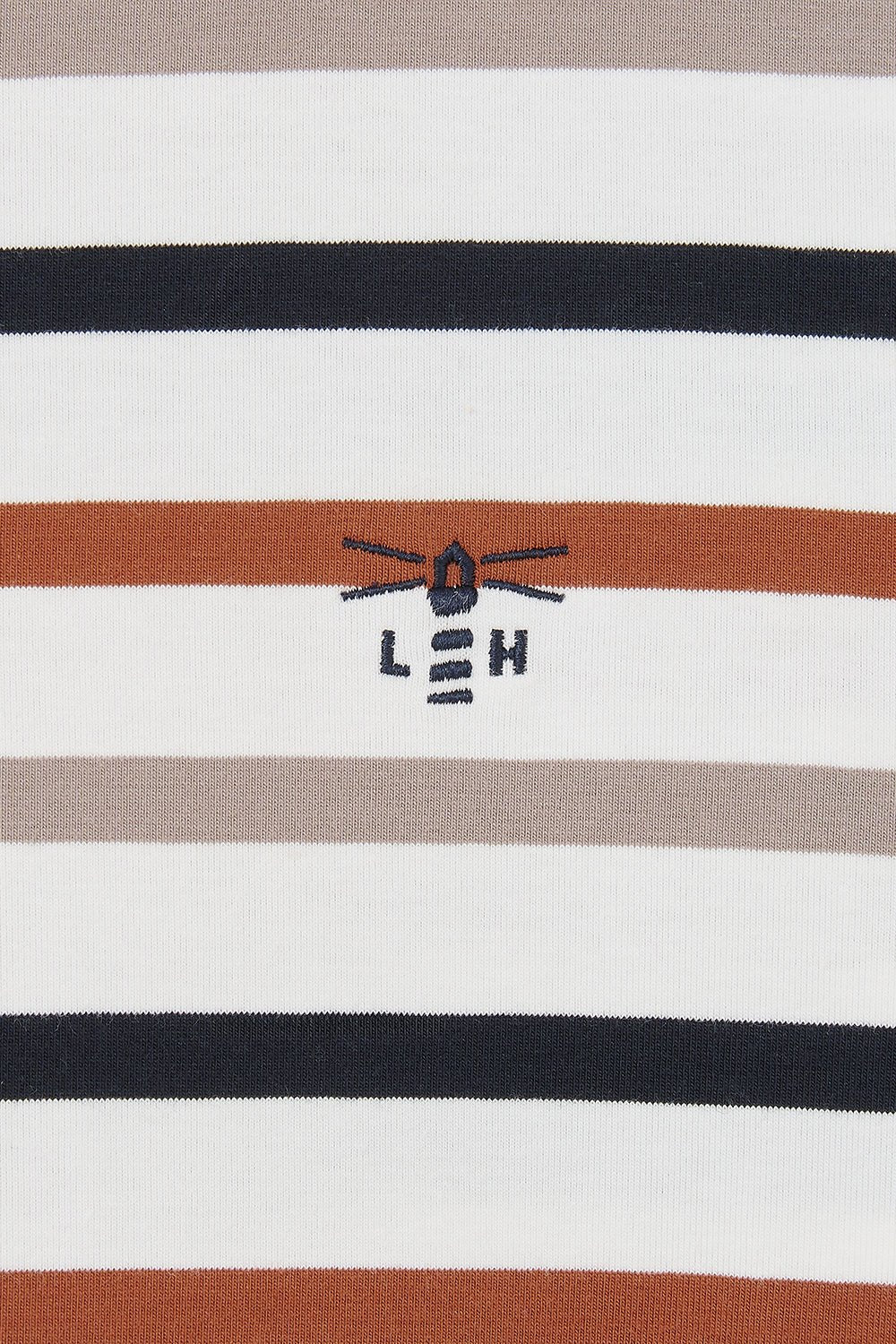 Causeway Breton Top - Rust Mocha Black Stripe - Image 7
