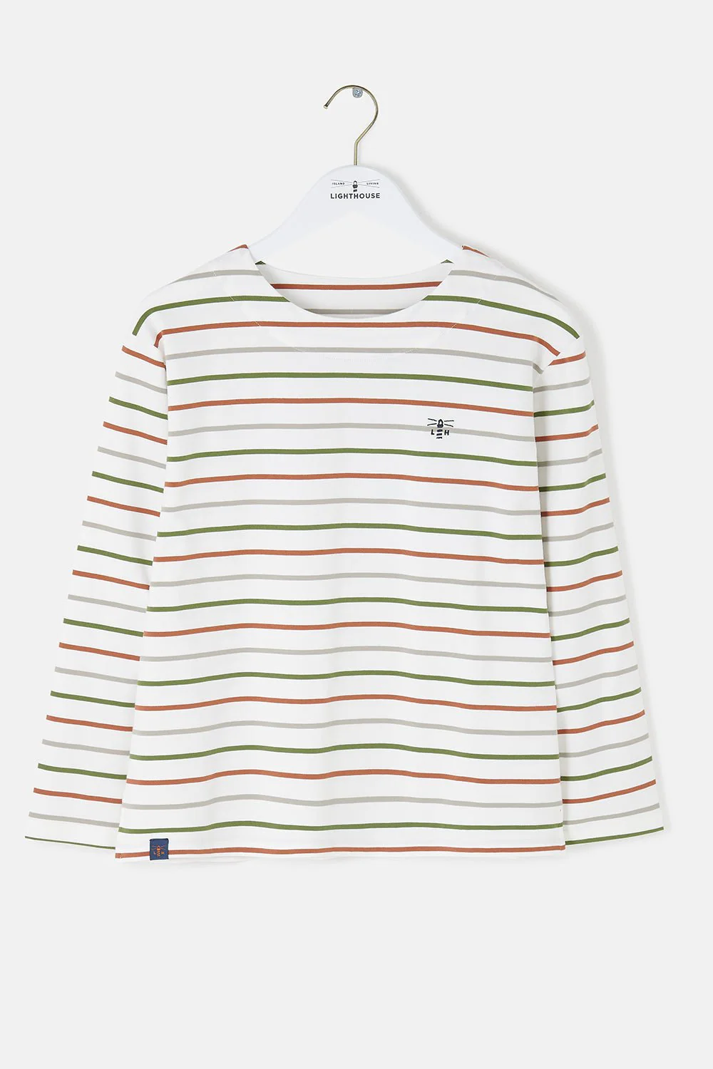 Causeway Breton Top - Sea Kelp Rust Stripe - Image 11