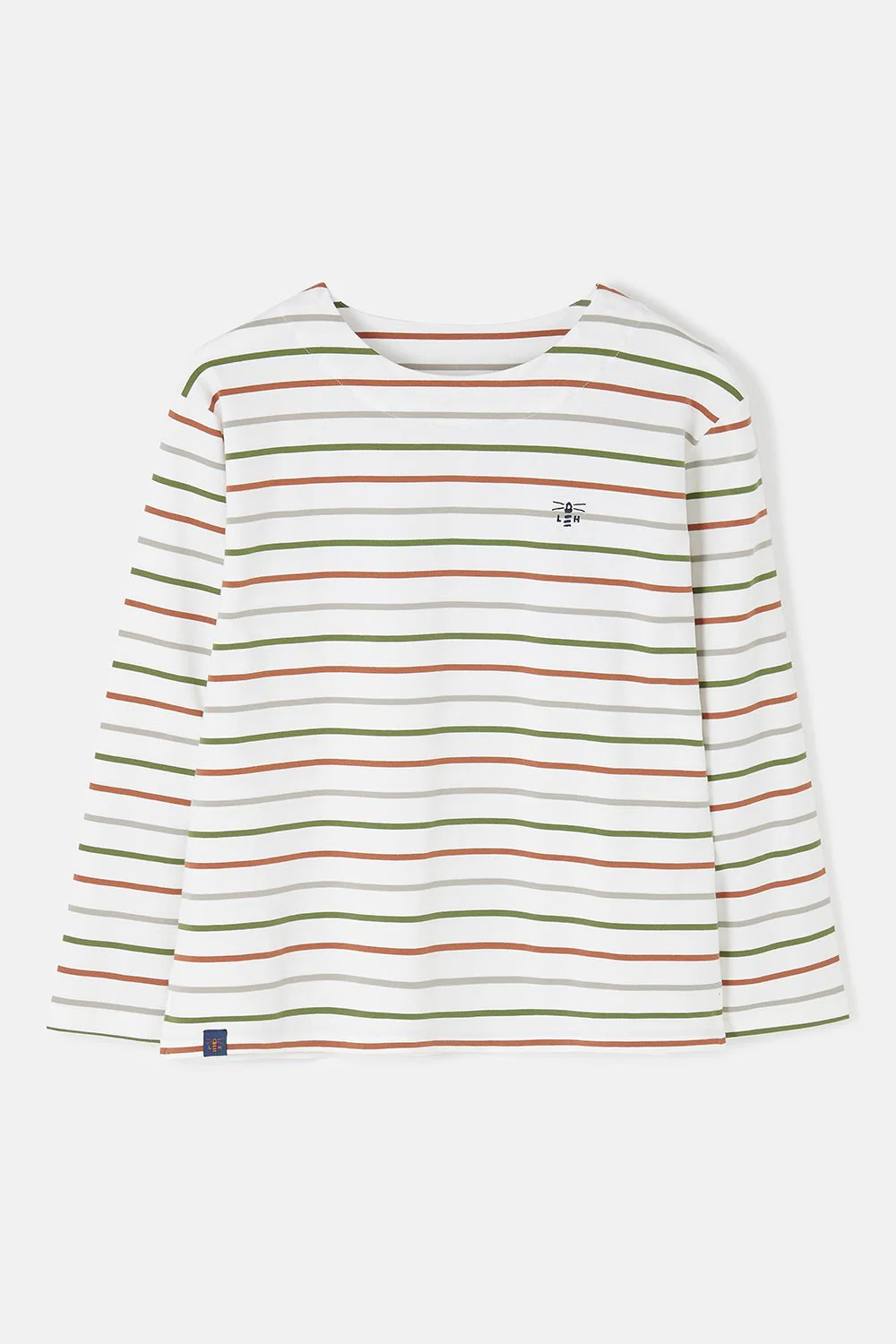 Causeway Breton Top - Sea Kelp Rust Stripe - Image 2