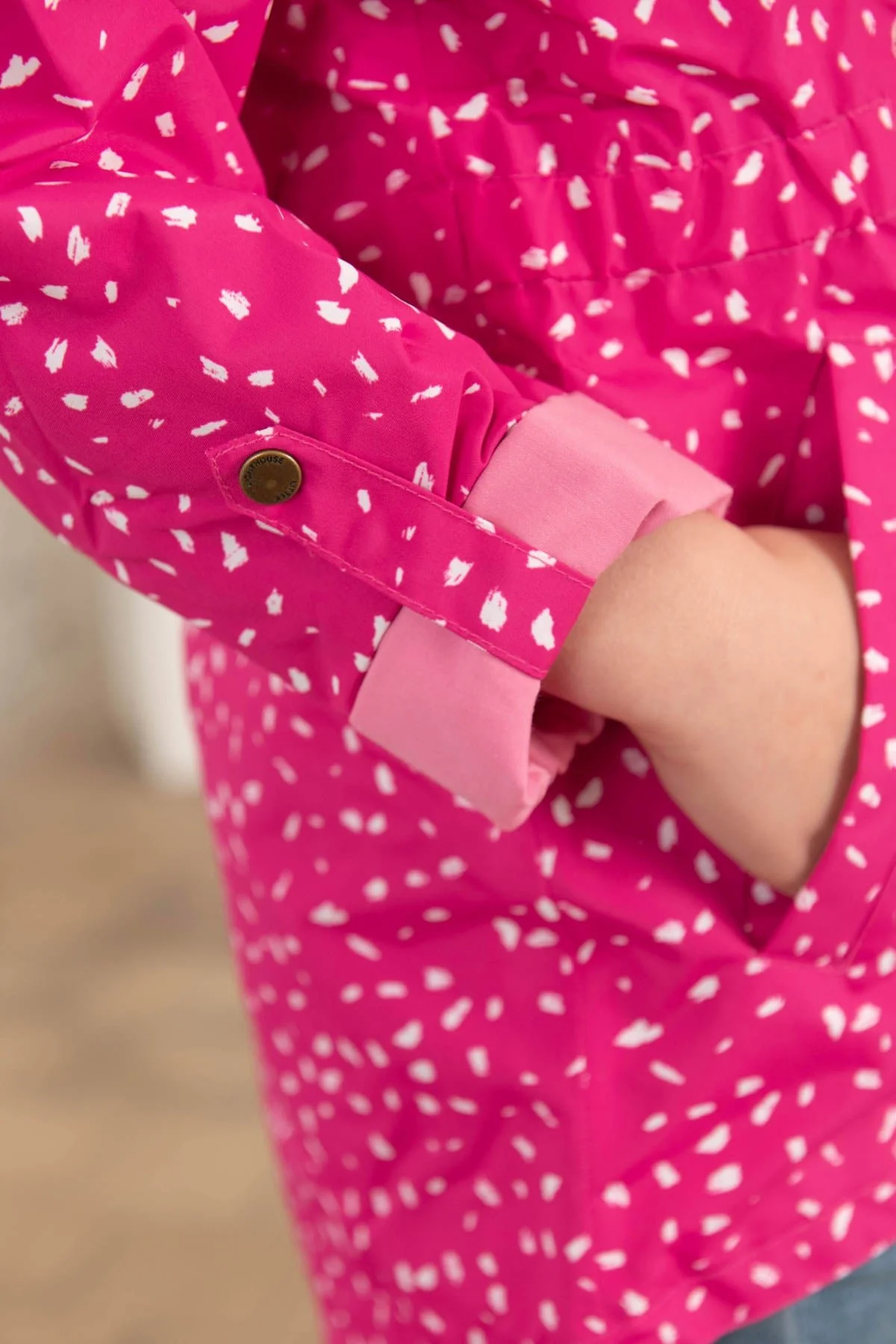 Charlotte Parka - Bright Pink Print - Image 10