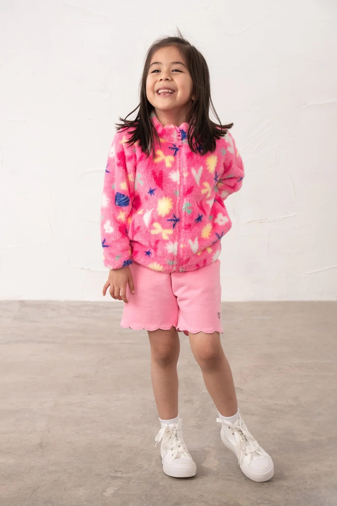 Claire Fleece - Fluro Pink - Image 3